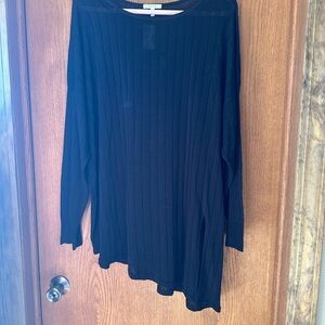 Maurices Black Ribbed Knit Top
